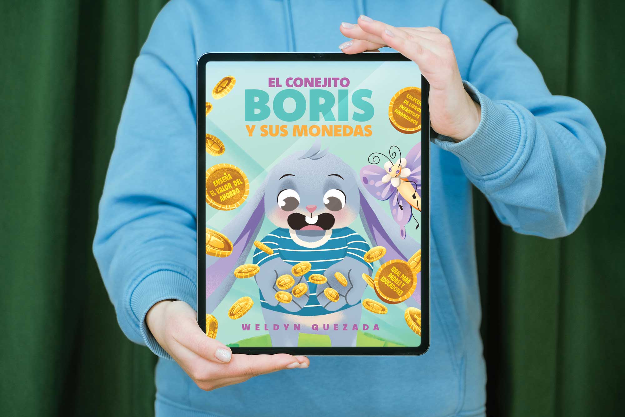 El conejito Boris y sus monedas: imagen 1